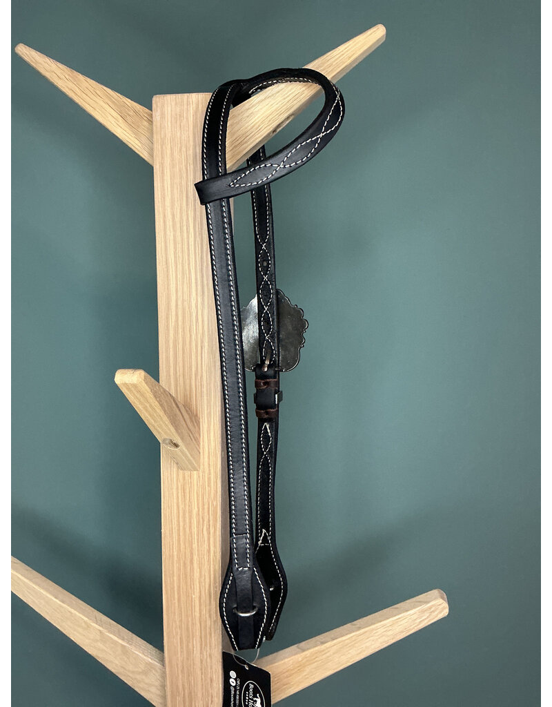 one ear hoofdstel black star concho