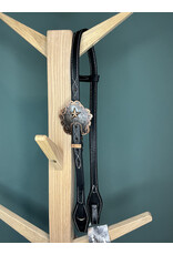 one ear hoofdstel black star concho