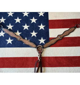 Twisted C Borstriem tooled concho