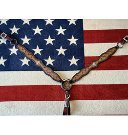 Twisted C Borstriem tooled concho