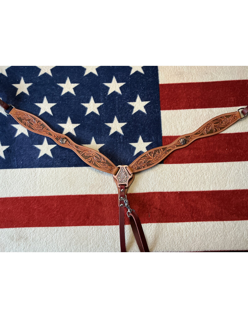 Twisted C Borstriem tooled concho