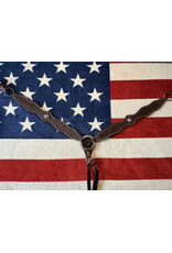 Twisted C Borstriem tooled dark concho