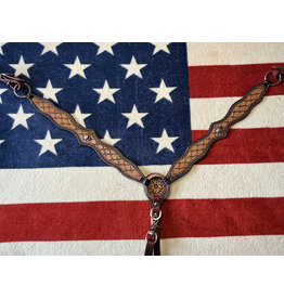 Twisted C Borstriem tooled concho