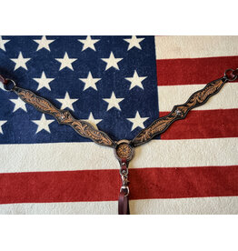 Twisted C Borstriem tooled concho