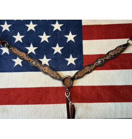 Twisted C Borstriem tooled concho