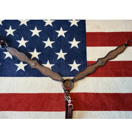 Twisted C Borstriem tooled concho