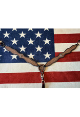 Twisted C Borstriem tooled concho