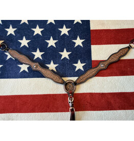 Twisted C Borstriem tooled concho