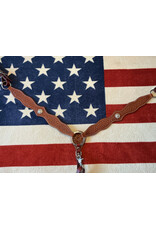 Twisted C Borstriem tooled concho brown