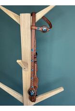 Bootshorse One ear headstall studs turqoise