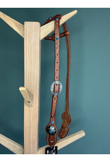 Bootshorse One ear headstall studs turqoise
