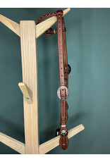 Bootshorse One ear headstall studs gold green