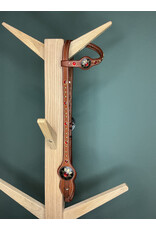 Bootshorse One ear headstall studs rood concho rood medium brown