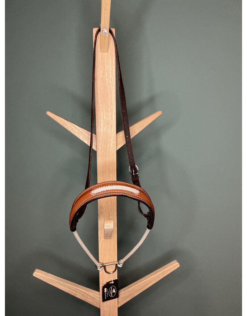 Bootshorse Tie Dowm medium brown leder