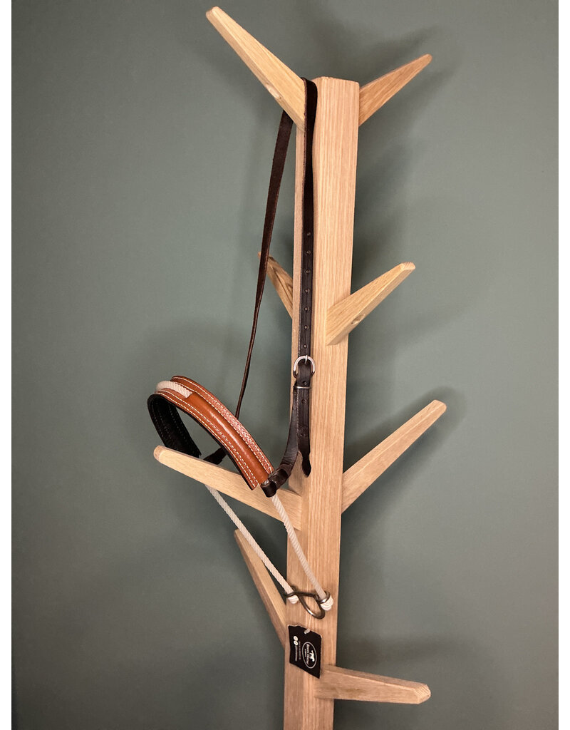 Bootshorse Tie Dowm medium brown leder