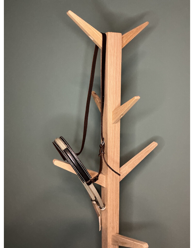 Bootshorse Tie Down leder chocolate colour