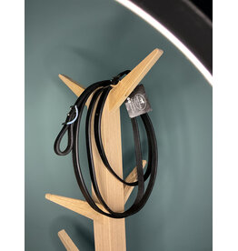 Bootshorse Closed leather reins black barrel