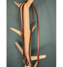 Bootshorse Closed leather reins barrel medim brown