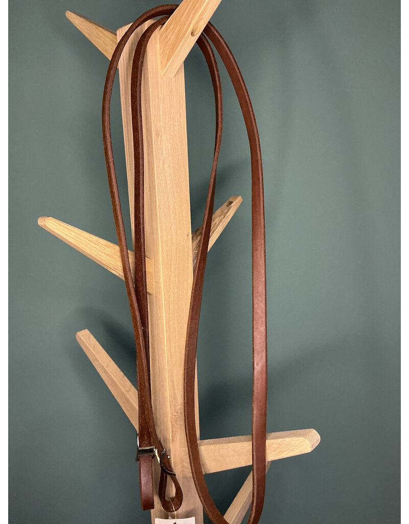 Bootshorse Closed leather reins barrel medim brown