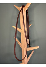 Bootshorse Closed leather reins dark brown barrel / Roping
