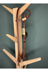 Bootshorse headstall one ear basic chocolate brown rawhide