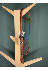 Bootshorse TRaining headstall one ear medium brown tomahawk