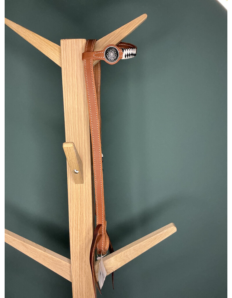 Bootshorse one ear training headstall black concho