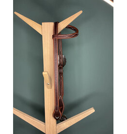 Bootshorse one ear headstall daek brown cross concho