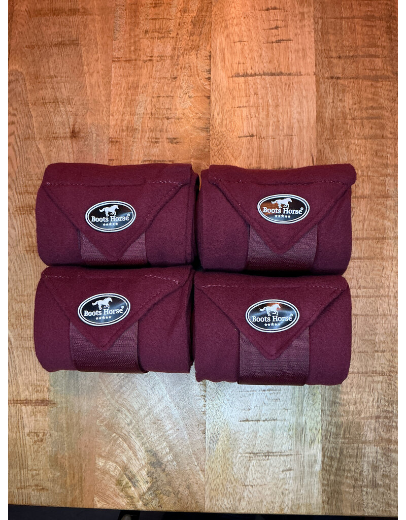 Bootshorse Bandage Wine Red
