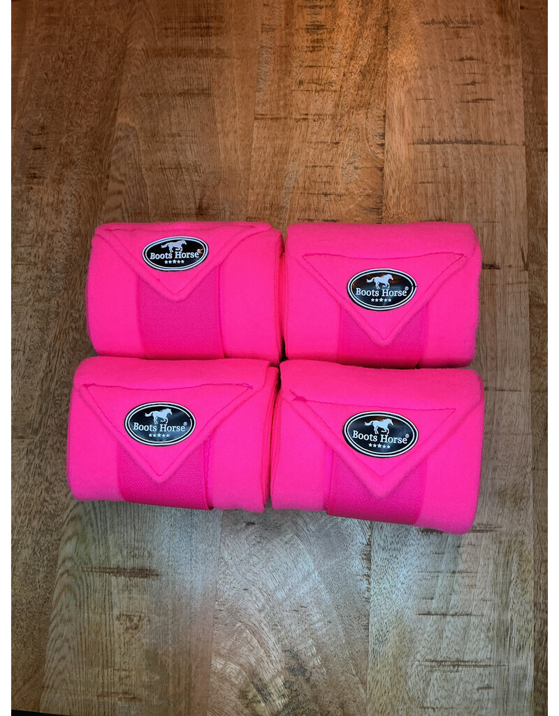 Bootshorse Bandages Neon Pink