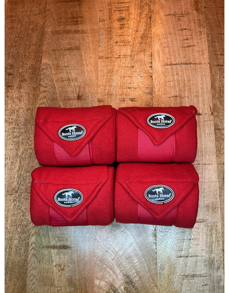 Bootshorse Bandages Red