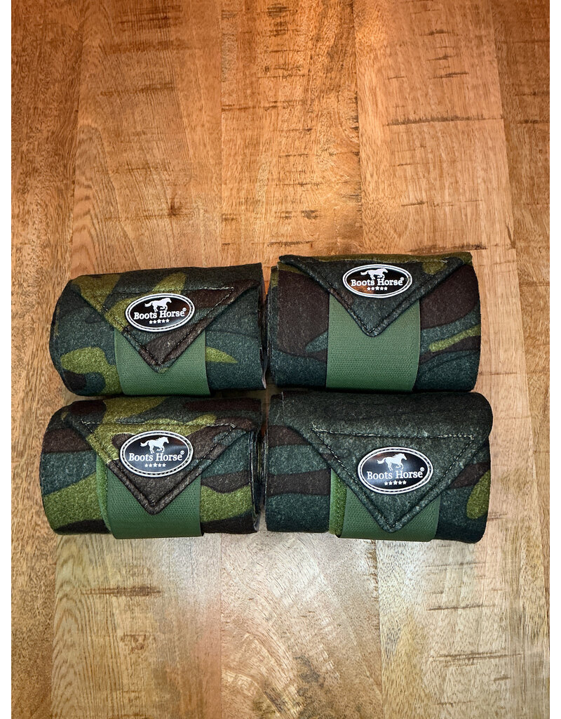 Bootshorse Bandages Print Army Green