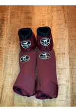 Bootshorse Beenbeschermer Set Voor+Achter+Belboots Wine Red, Maat M