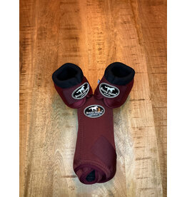 Bootshorse Beenbeschermers Front+Belboots Wine Red, Size M