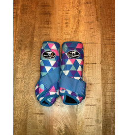 Bootshorse Beenbeschermers Front Print Geruit, Size M