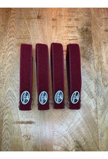 Bootshorse Bandage Straps Wine Red