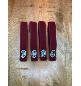 Bootshorse Bandage Straps Wine Red