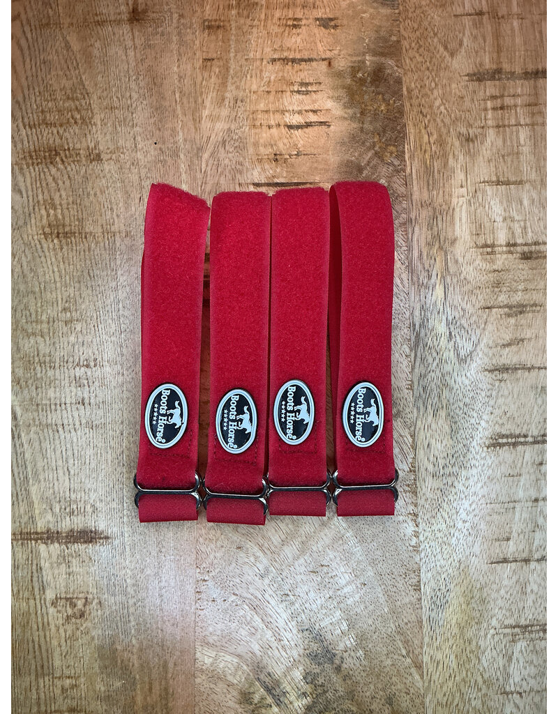 Bootshorse Bandage Straps Red