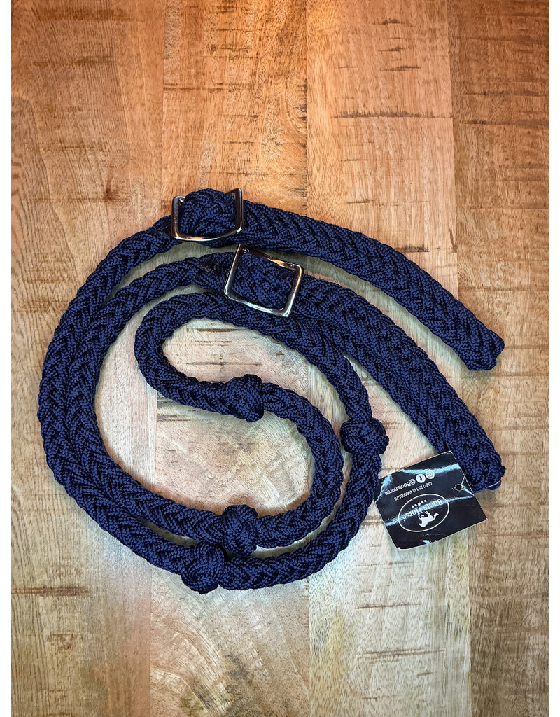 Bootshorse Barrel Reins Nylon Navy
