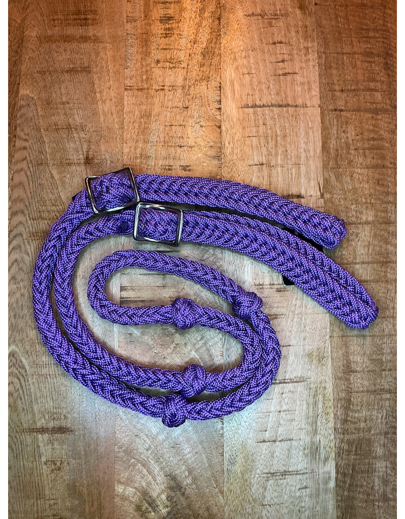 Bootshorse Barrel Reins Nylon Purple