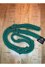 Bootshorse Barrel Reins Nylon Green