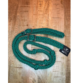 Bootshorse Barrel Reins Nylon Green