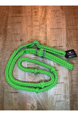 Bootshorse Barrel Reins Nylon Lime Green