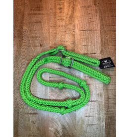 Bootshorse Barrel Reins Nylon Lime Green