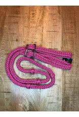 Bootshorse Barrel Reins Nylon Fushia