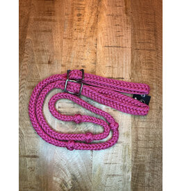 Bootshorse Barrel Reins Nylon Fushia