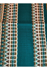 Bootshorse Show Blanket Print Teal/Brown/White 34-36inch