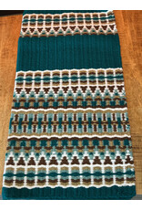 Bootshorse Show Blanket Print Teal/Brown/White 34-36inch