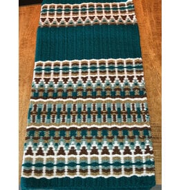 Bootshorse Show Blanket Print Teal/Brown/White 34-36inch