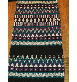 Show Blanket Print Purple/Teal/Silver